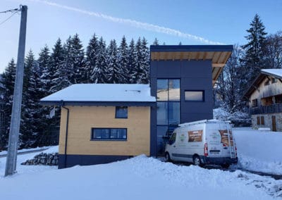 Maison contemporaine en bois à La montagne en Haute Savoie