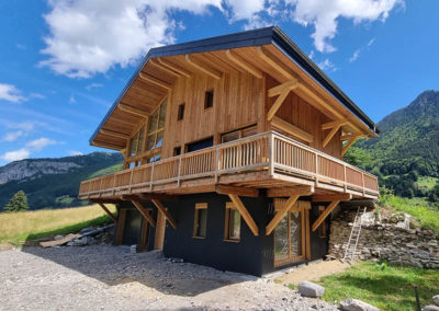 Villa contemporaine en bois à La montagne en Haute Savoie