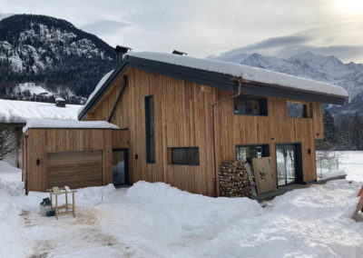 Montagne Villa contemporaine en bois à Servoz Haute Savoie